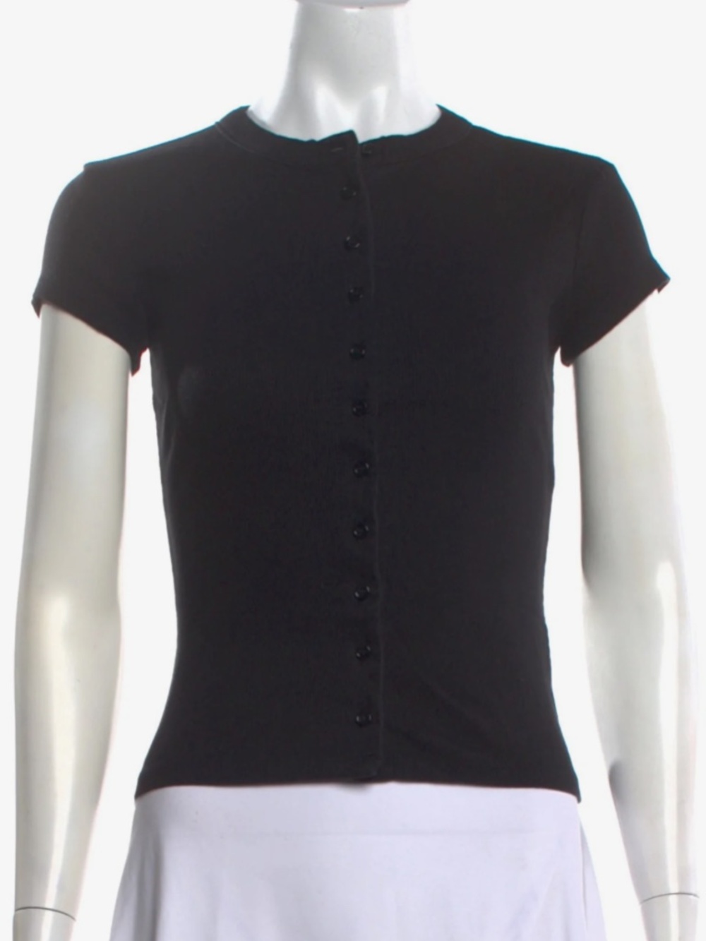 Reformation Short Sleeve Buttoned Cardigan top